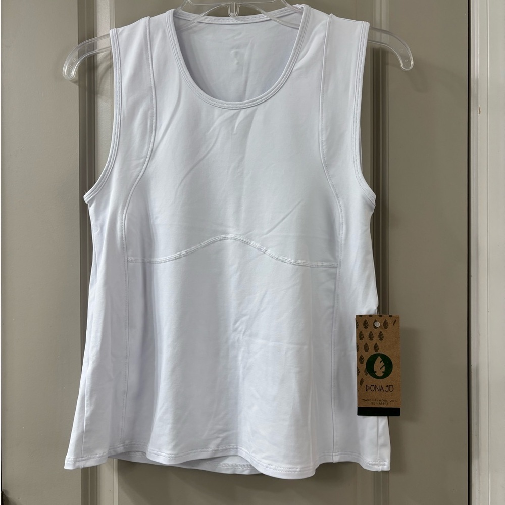 Dona Jo White Tank Top for Women